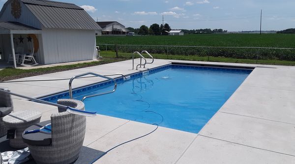 rectangular pool in backyard rectangular pool in backyard